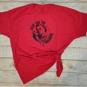 Halloween Michael Myers just the tip graphic tee shirt Unisex